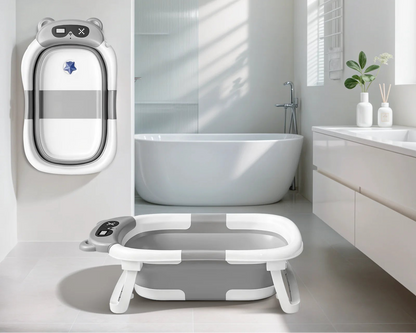 Foldable Baby Bathtub with Cushion