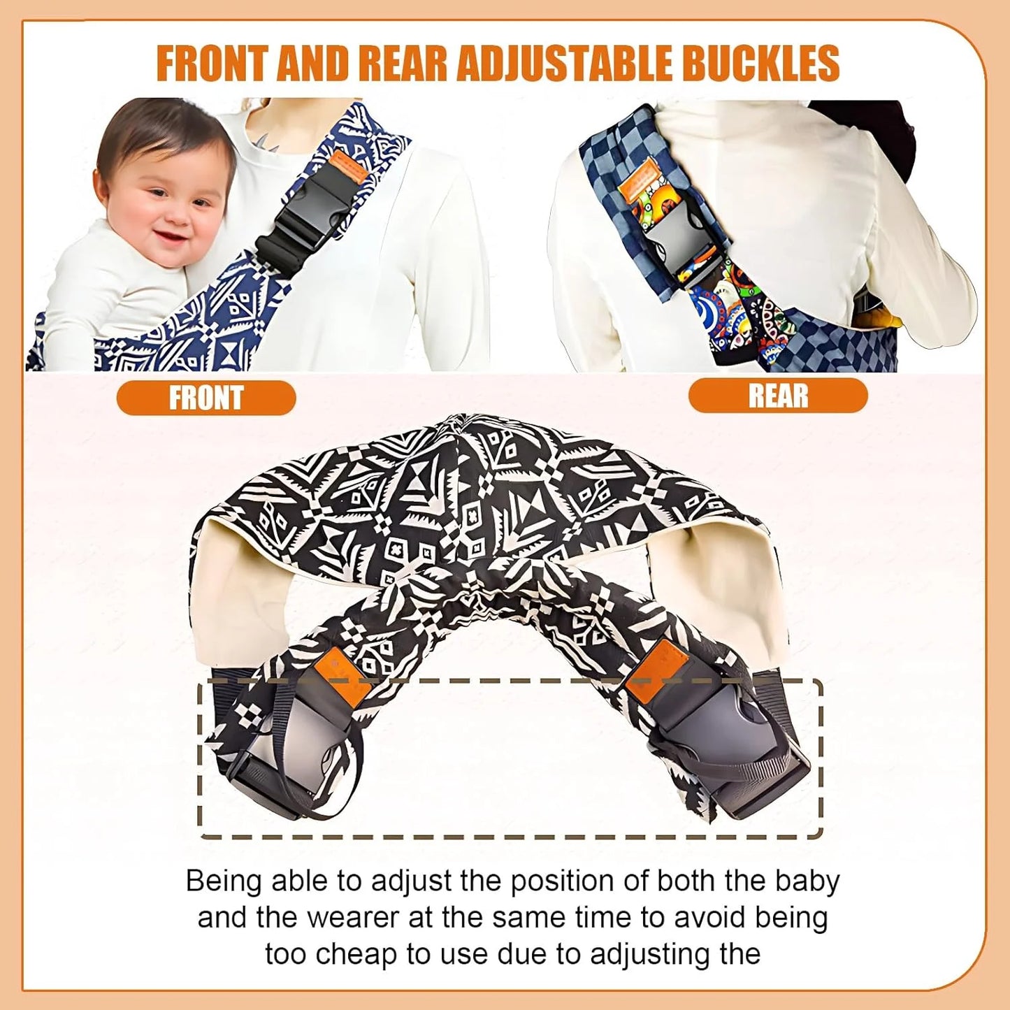 Portable Baby Carrier Wrap