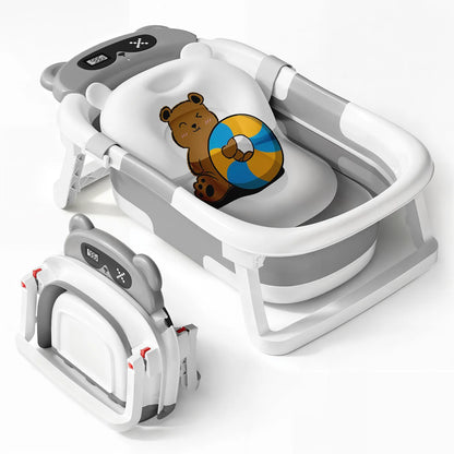 Foldable Baby Bathtub with Cushion